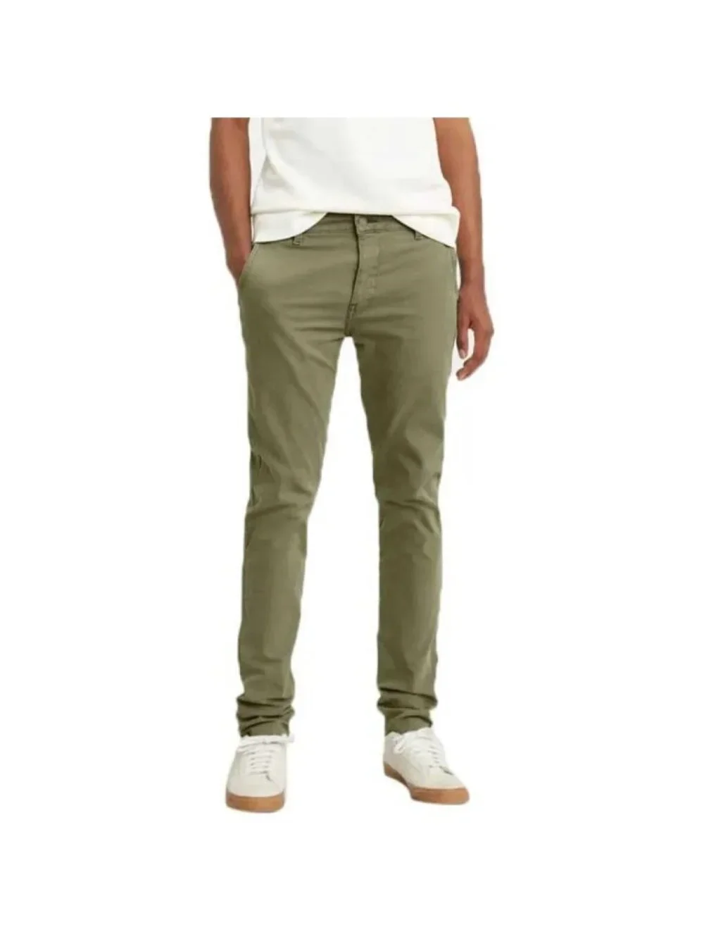 J.Crew Flex Men's W36 L32 Olive Green Slim Fit Chino Pants P0332